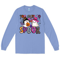 Colony Blue too cute to spook Long Sleeve Tee - BarkalooDesign