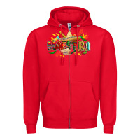 Red cinco de mayo maestra Zipper Hoodie - CowGirlArtShop