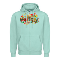 Seafoam cinco de mayo maestra Zipper Hoodie - CowGirlArtShop