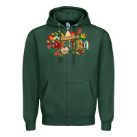 Sports Green cinco de mayo maestra Zipper Hoodie - CowGirlArtShop
