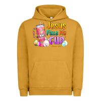 Pigment Peanut Butter Jesus Fills My Cup Easter Urban Hoodie - CowhideDigitalArt