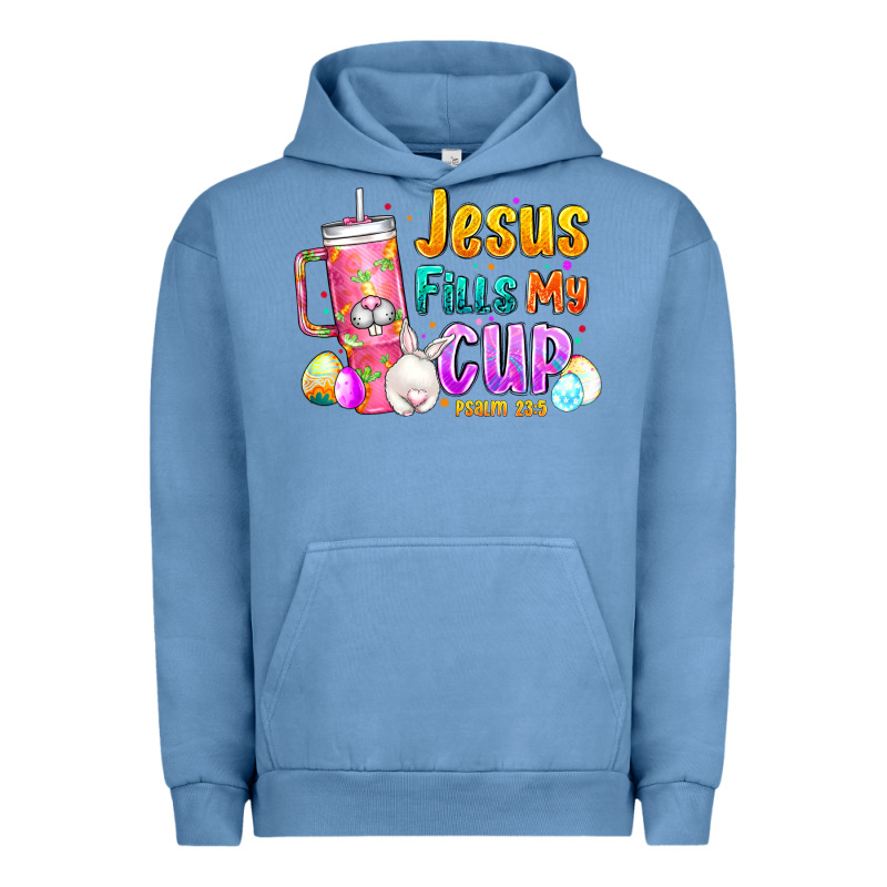 Jesus Fills My Cup Easter Urban Hoodie by CowhideDigitalArt | Teevron