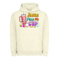 Pigment Pistachio Jesus Fills My Cup Easter Urban Hoodie - CowhideDigitalArt
