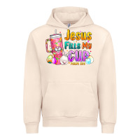 Sandshell Jesus Fills My Cup Easter Urban Hoodie - CowhideDigitalArt