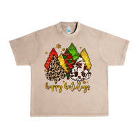 Happy Holidays With Christmas Tree Urban Heavy Tee | Teevron
