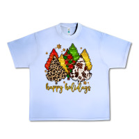 Grape Ice happy holidays with christmas tree Urban Heavy Tee - MaliasSmallBusiness