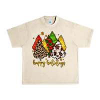Sandshell happy holidays with christmas tree Urban Heavy Tee - MaliasSmallBusiness