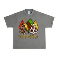 Tornado happy holidays with christmas tree Urban Heavy Tee - MaliasSmallBusiness
