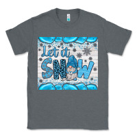 Charcoal Heather let it snow Classic Tee - JahusDesignShop