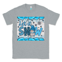 Heather Grey let it snow Classic Tee - JahusDesignShop
