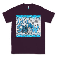 Plum let it snow Classic Tee - JahusDesignShop