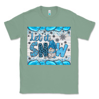 Sage let it snow Classic Tee - JahusDesignShop