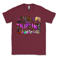 Burgundy witches be trippin Classic Tee - CowhideDigitalArt