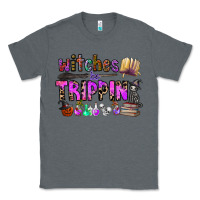Charcoal Heather witches be trippin Classic Tee - CowhideDigitalArt