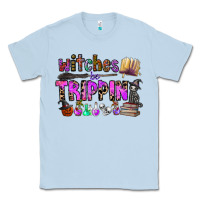 Dusty Blue witches be trippin Classic Tee - CowhideDigitalArt