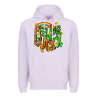Lilac St. Patrick's Day Feeling lucky Premium Hoodie - CowGirlArtShop