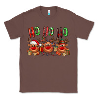 Chestnut Ho ho ho Reindeer Classic Tee - NancyCooperArtShop