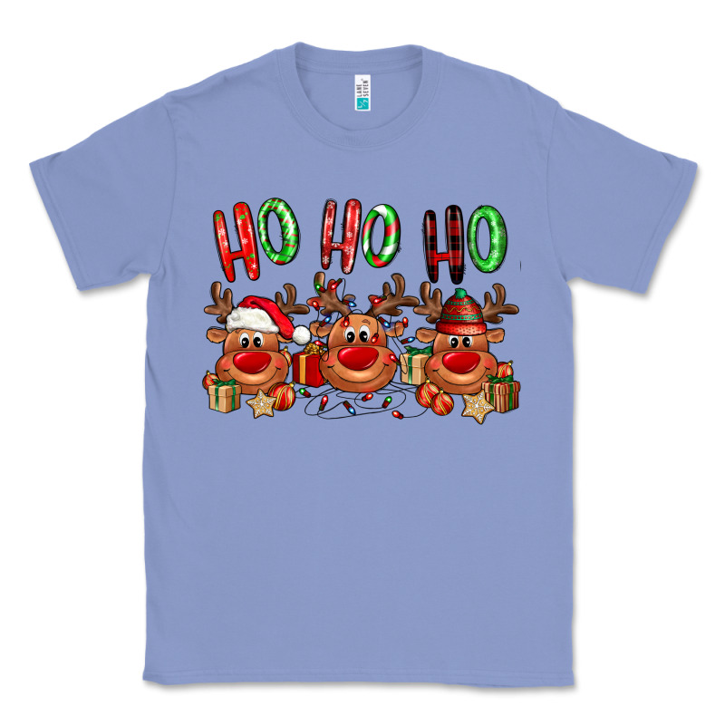 Ho Ho Ho Reindeer Classic Tee by NancyCooperArtShop | Teevron