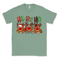 Sage Ho ho ho Reindeer Classic Tee - NancyCooperArtShop