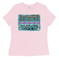 Bubblegum Pink turquoise gemstone background Ladies Tee - AdoDesignShop