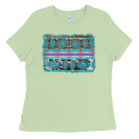 Matcha turquoise gemstone background Ladies Tee - AdoDesignShop