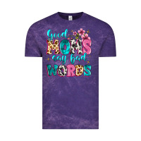 Cloud Purple good moms say bad words Vintage Tee - MaliasSmallBusiness