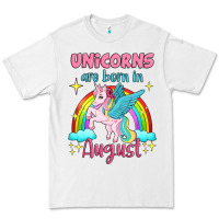 White unicorns are born in august Premium Tee - Jasminsmagicworld