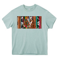 Arona western horses gemstone horse cowhide leopard floral background licens Heavy Core Tee - Artiststas