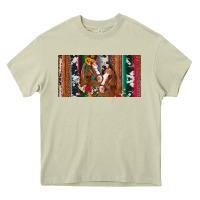 Mossy western horses gemstone horse cowhide leopard floral background licens Heavy Core Tee - Artiststas
