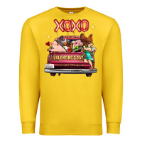 Lemon Valentine's Day Truck Farm Animals Cupid XOXO Premium Sweatshirt - FaDigitalArtStudio