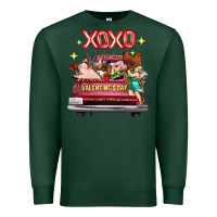 Sports Green Valentine's Day Truck Farm Animals Cupid XOXO Premium Sweatshirt - FaDigitalArtStudio