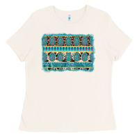 Bone turquoise gemstone background Ladies Tee - AdoDesignShop