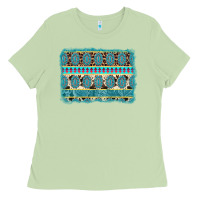 Matcha turquoise gemstone background Ladies Tee - AdoDesignShop