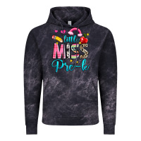 Cloud Black little miss pre k Vintage Hoodie - NancyCooperArtShop
