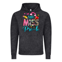 Vintage Black little miss pre k Vintage Hoodie - NancyCooperArtShop