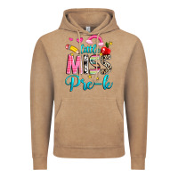 Vintage Coffee little miss pre k Vintage Hoodie - NancyCooperArtShop