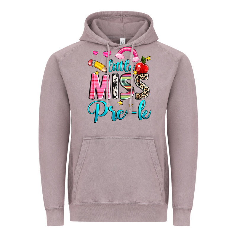 Little Miss Pre K Vintage Hoodie by NancyCooperArtShop | Teevron