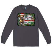 Smoke all i want for christmas is a cow Long Sleeve Tee - RanaPortraitStore