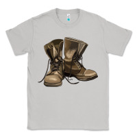 Moon Dust soldier veteran boots Classic Tee - MaliasSmallBusiness