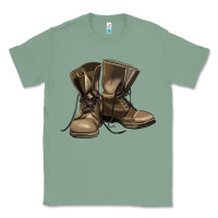 Sage soldier veteran boots Classic Tee - MaliasSmallBusiness