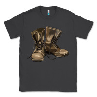 Smoke soldier veteran boots Classic Tee - MaliasSmallBusiness