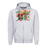 Heather Grey cinco de mayo rt Zipper Hoodie - CowGirlArtShop
