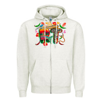 Oatmeal Heather cinco de mayo rt Zipper Hoodie - CowGirlArtShop