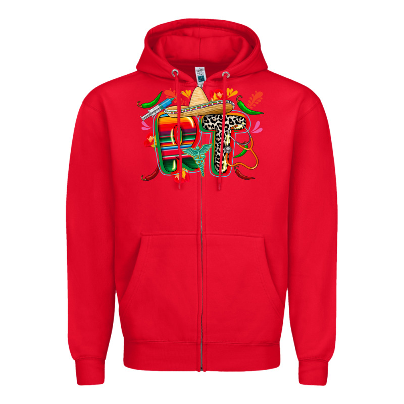 Cinco De Mayo Rt Zipper Hoodie by CowGirlArtShop | Teevron