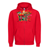 Red cinco de mayo rt Zipper Hoodie - CowGirlArtShop