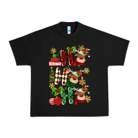 Black ho ho ho reindeer Urban Heavy Tee - MaliasSmallBusiness