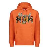 Carrot Blessed mom sunflower mother's day Premium Hoodie - HowdyJamesFarm