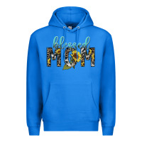 True Royal Blessed mom sunflower mother's day Premium Hoodie - HowdyJamesFarm