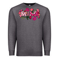 Charcoal Heather Valentine's Day mama Premium Sweatshirt - FaDigitalArtStudio