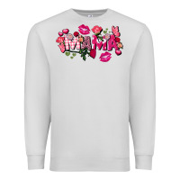 Dove Grey Valentine's Day mama Premium Sweatshirt - FaDigitalArtStudio